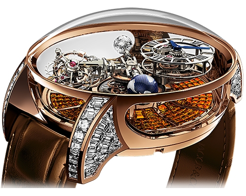 (image for) Jacob & Co ASTRONOMIA TOURBILLON RANGE BAGUETTE 750.800.40.BD.BO.1BD Replica watch